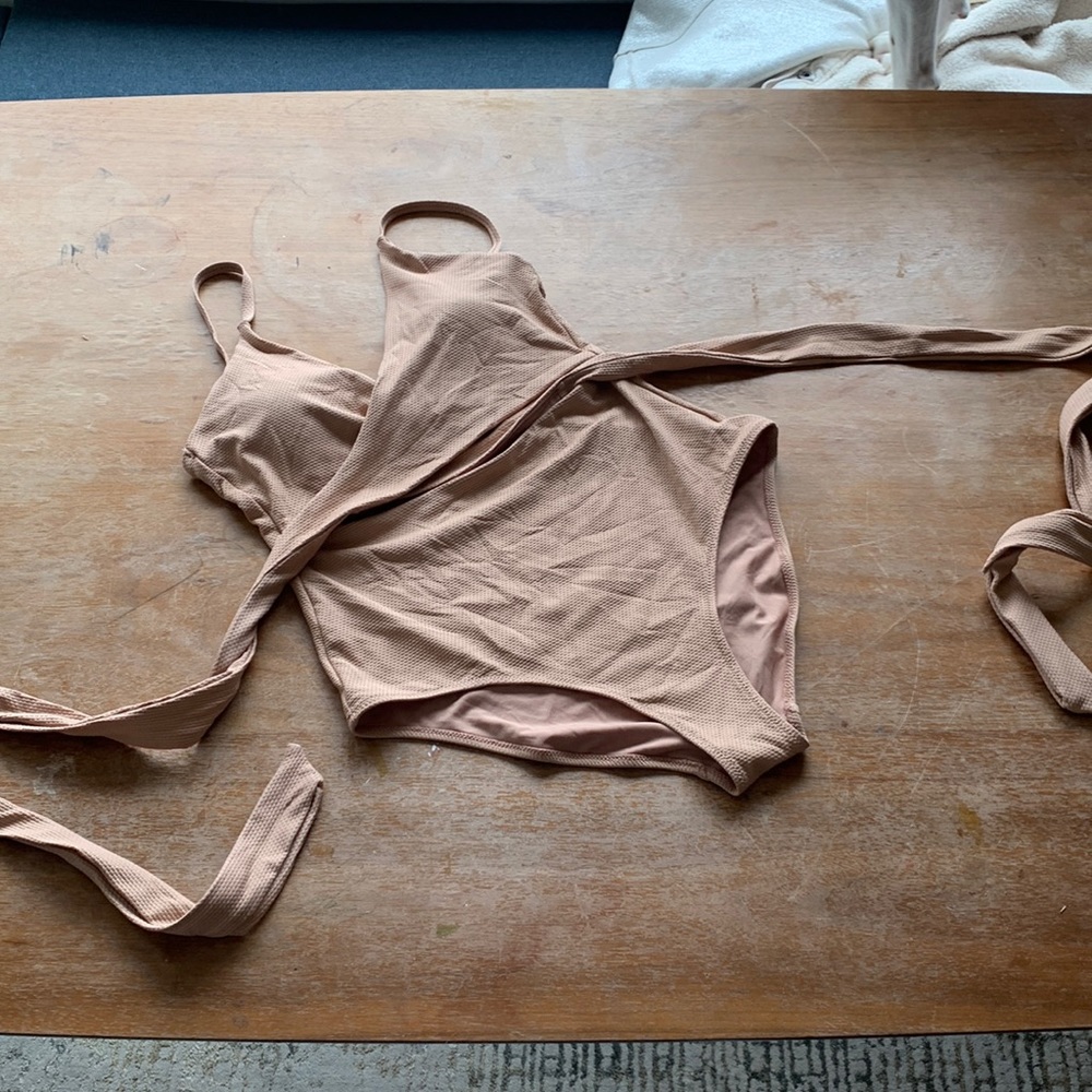 Aerie One Piece wrap Swimsuit